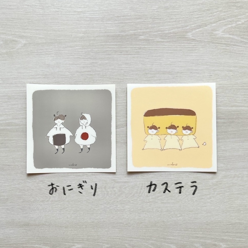 食べ物なおんなのこ ステッカー