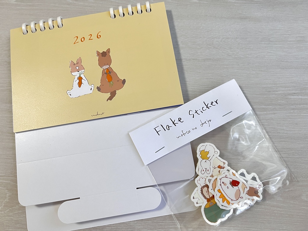 カレンダー&フレークシールset