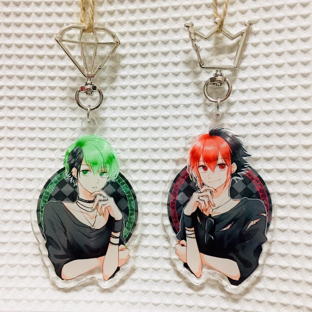 アクキーRED & GREEN