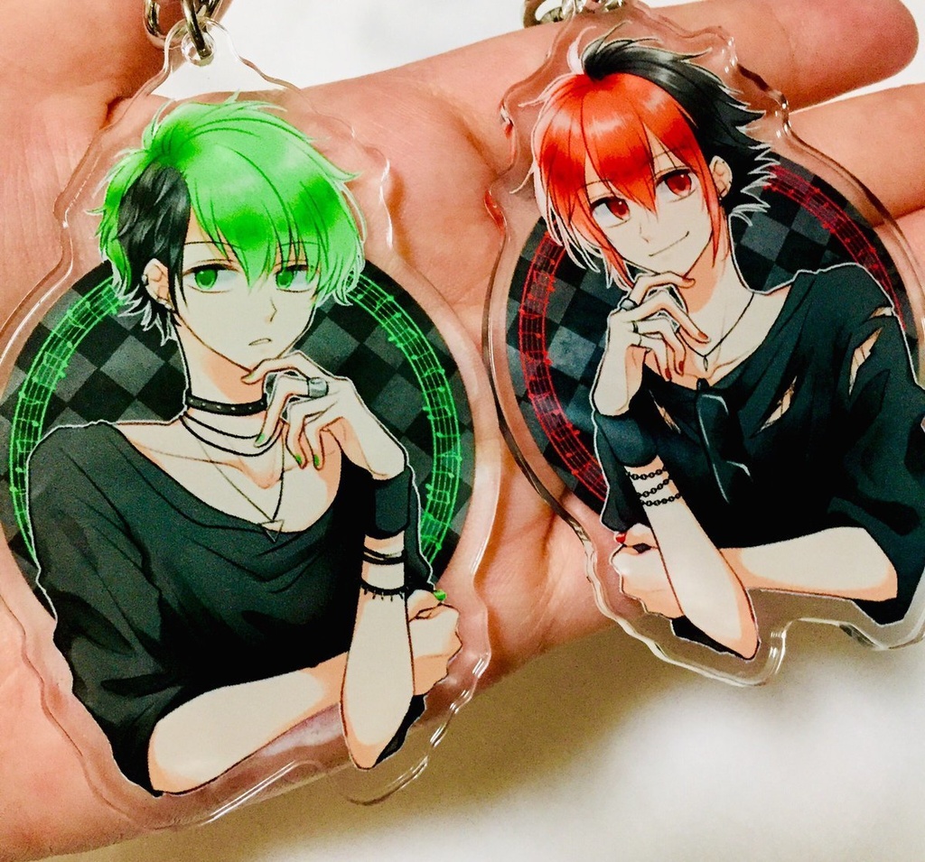 アクキーRED & GREEN