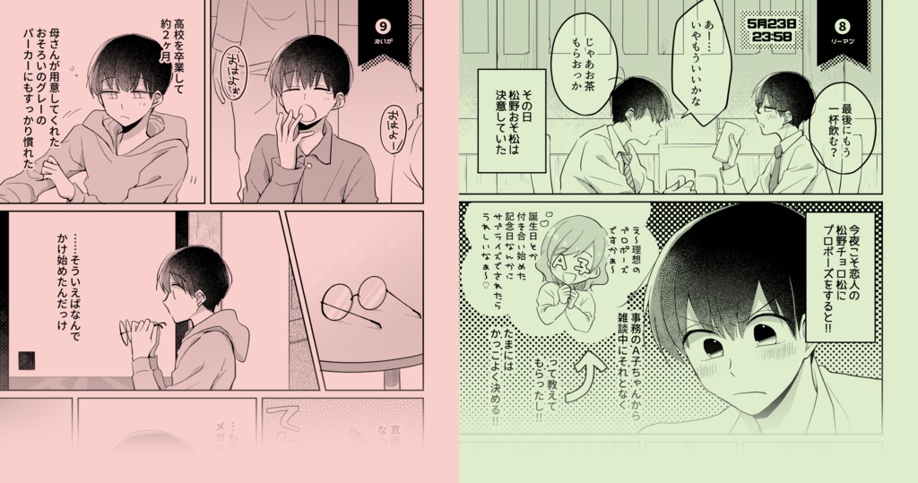 速度左右非固定本(全年齢BL本/2020年12月発行)