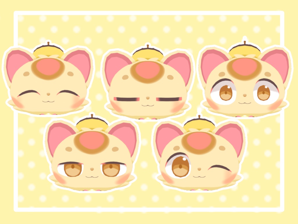 VRChat、Quest対応3Dモデル「サンデー」