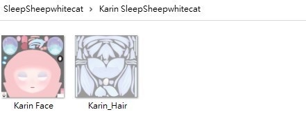 WHITE CAT FACE TEXTUREマルチ対応