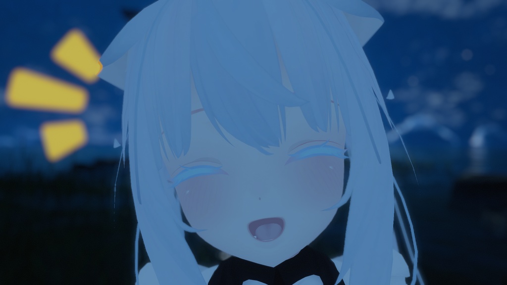 WHITE CAT FACE TEXTUREマルチ対応