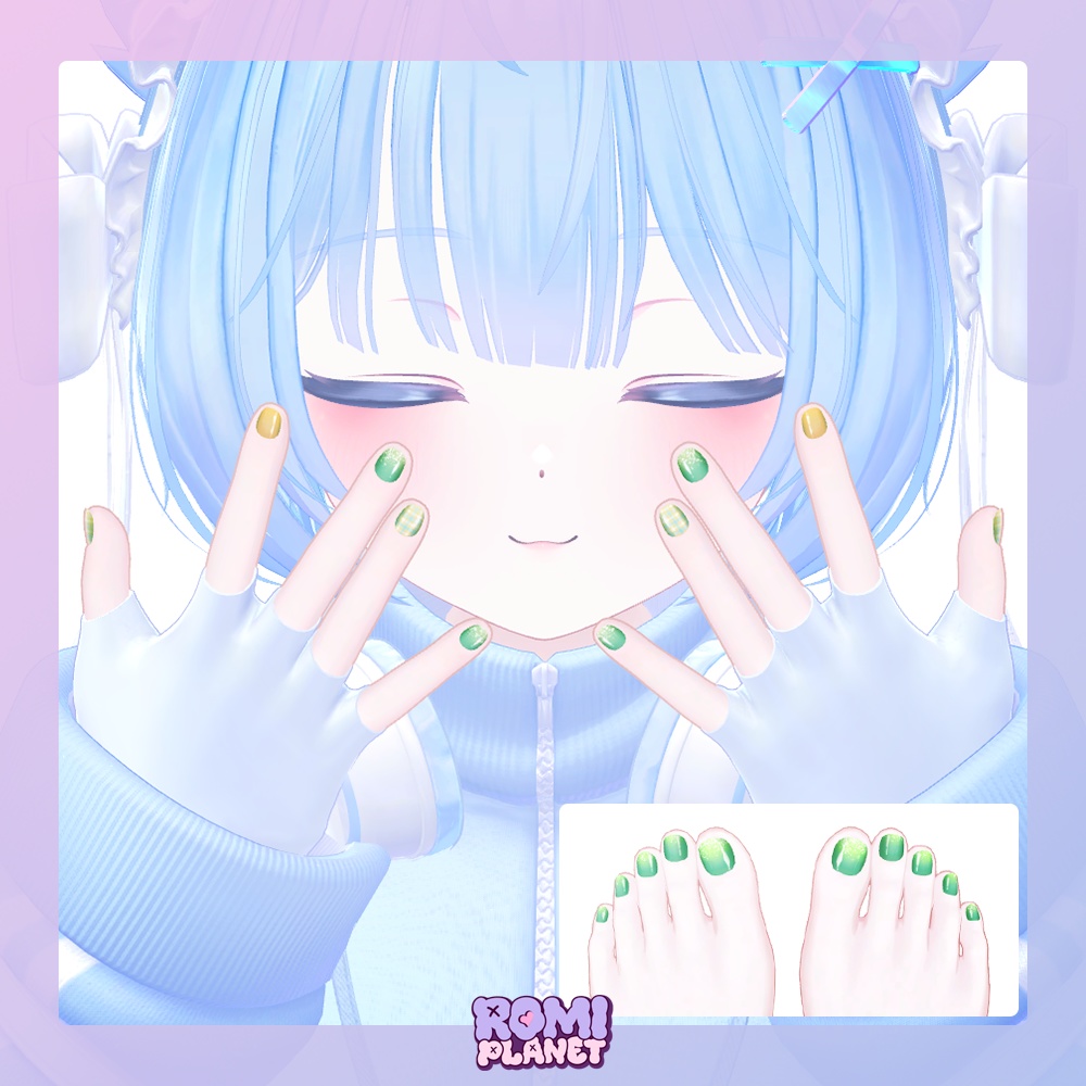 【無料/ピューマのぷまちゃん専用】ネイルテクスチャ - PMMA Nail Texture