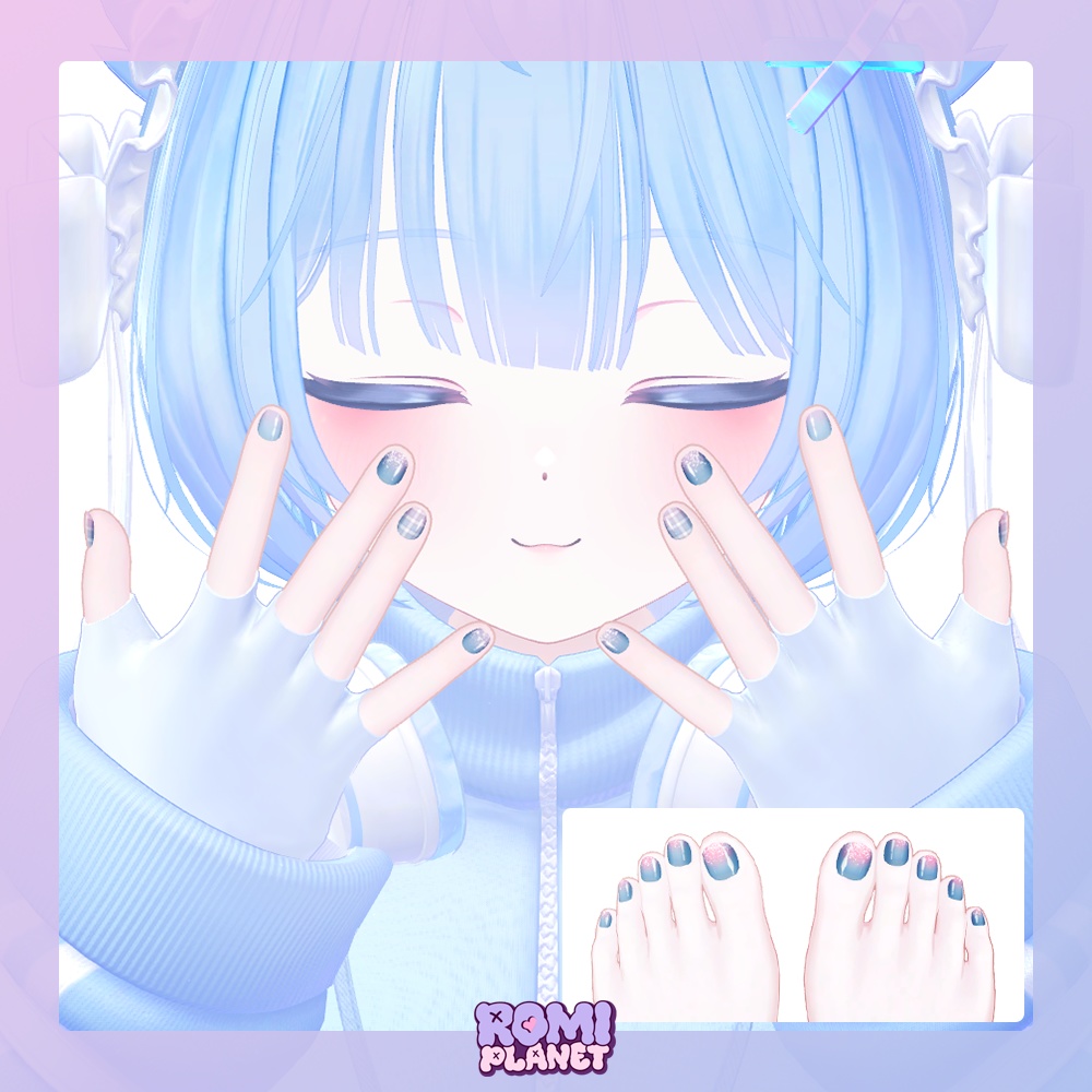【無料/ピューマのぷまちゃん専用】ネイルテクスチャ - PMMA Nail Texture