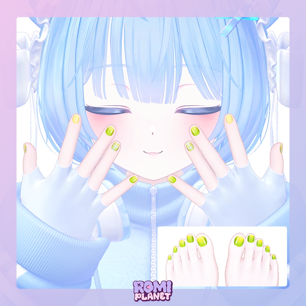 【無料/ピューマのぷまちゃん専用】ネイルテクスチャ - PMMA Nail Texture