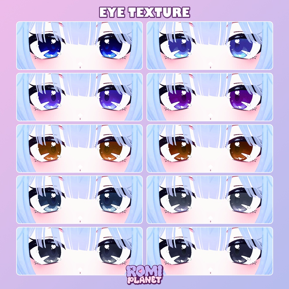 【ピューマのぷまちゃん専用】レトロ🎀まじかるアイ✨ - PMMA Retro Style Eye Texture