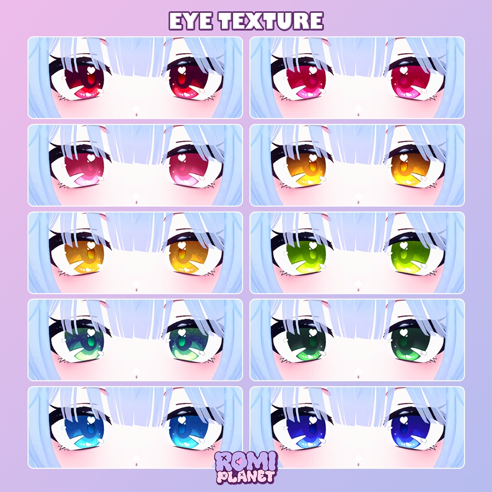【ピューマのぷまちゃん専用】レトロ🎀まじかるアイ✨ - PMMA Retro Style Eye Texture