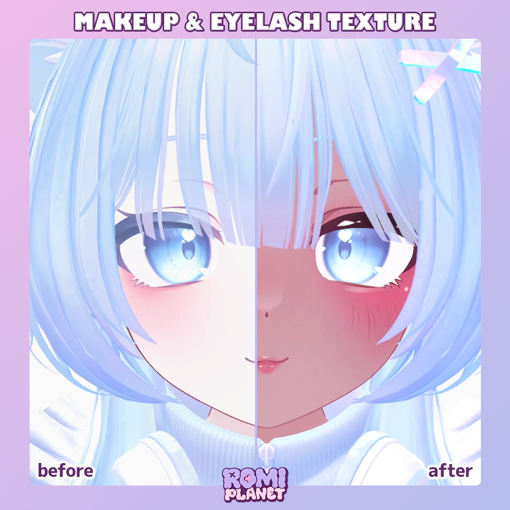 【ピューマのぷまちゃん専用】こんがり褐色✨メイク&ボディーテクスチャ✨ネイルテクスチャのおまけつき! - PMMA Tan skin Make up & Body Texture 【Breast Flat対応】