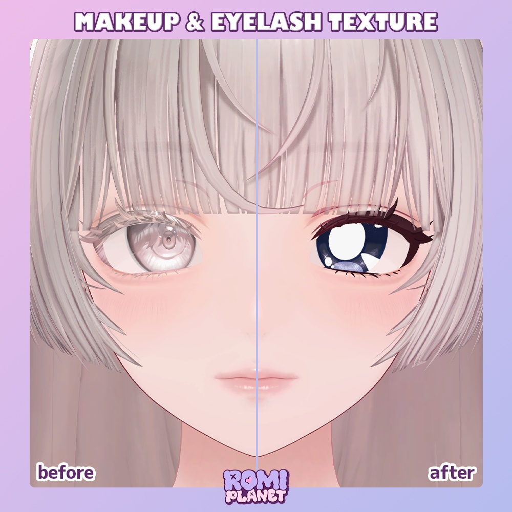 【ルミナ - LUMINA専用】きらきら✨レトロ風 アイテクスチャ - LUMINA Retro Style Eye Texture