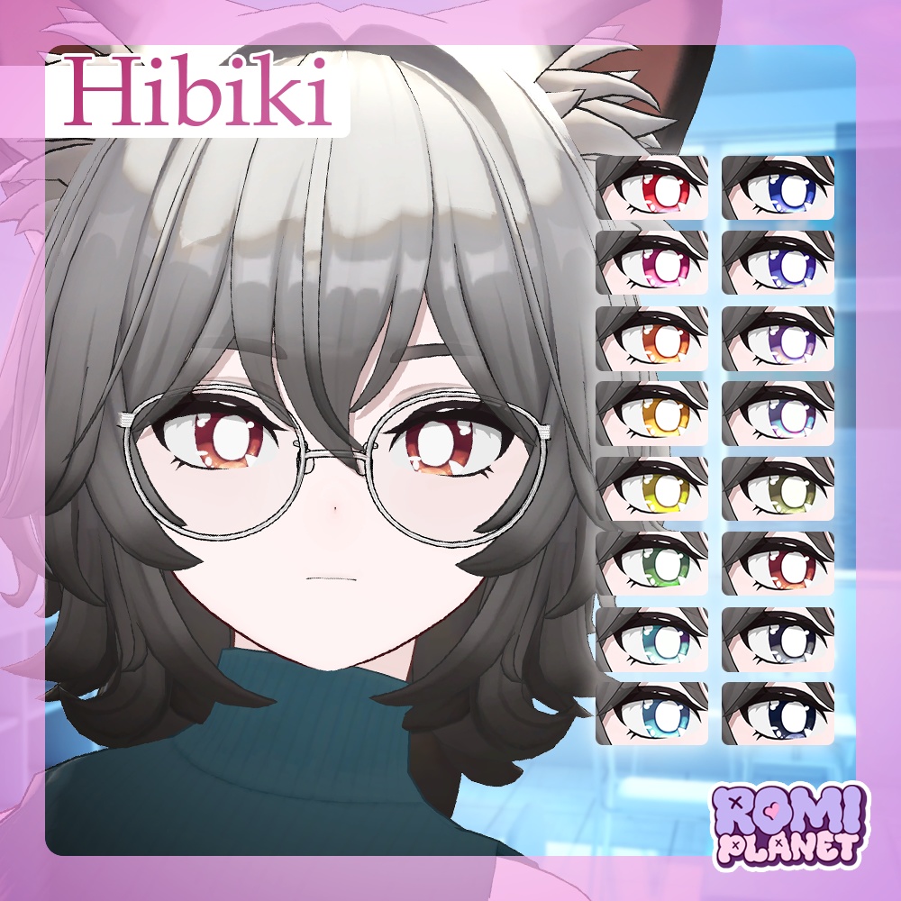 【複数アバター対応】きらきら✨レトロ風 アイテクスチャ - Retro Style Eye Texture