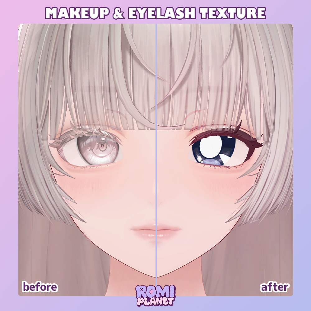 【ルミナ - LUMINA専用】きらきら✨レトロ風 アイテクスチャ - LUMINA Retro Style Eye Texture