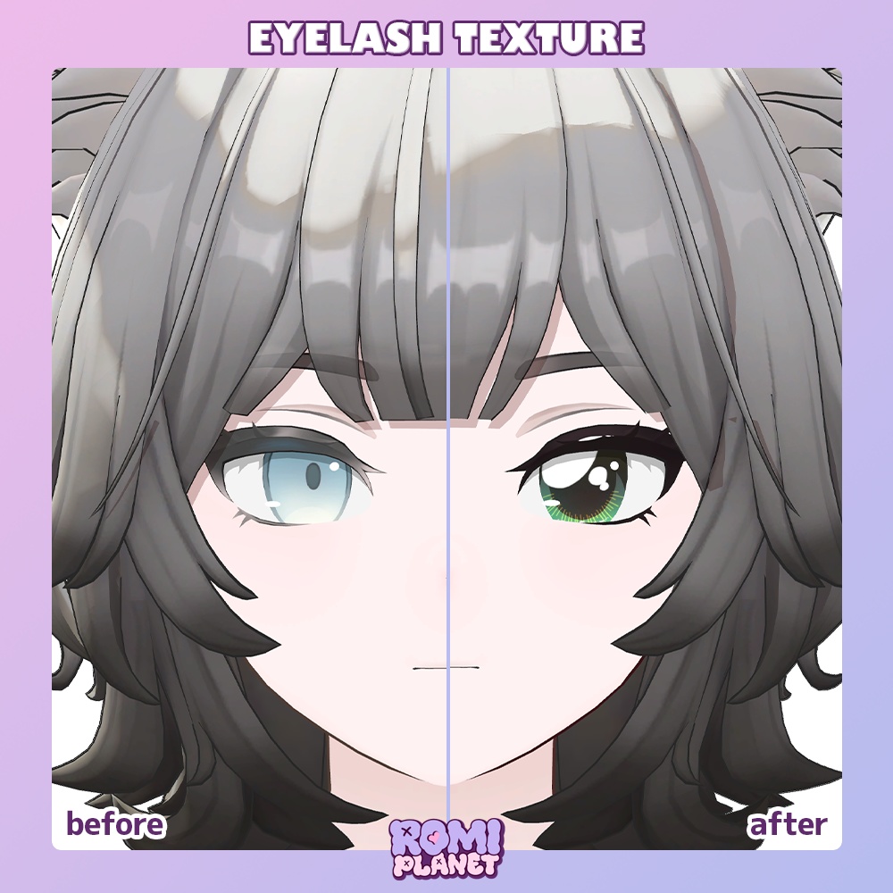 【ヒビキ-HIBIKI-専用】アニメ風🎀みらくるアイ - Hibiki Eye Texture