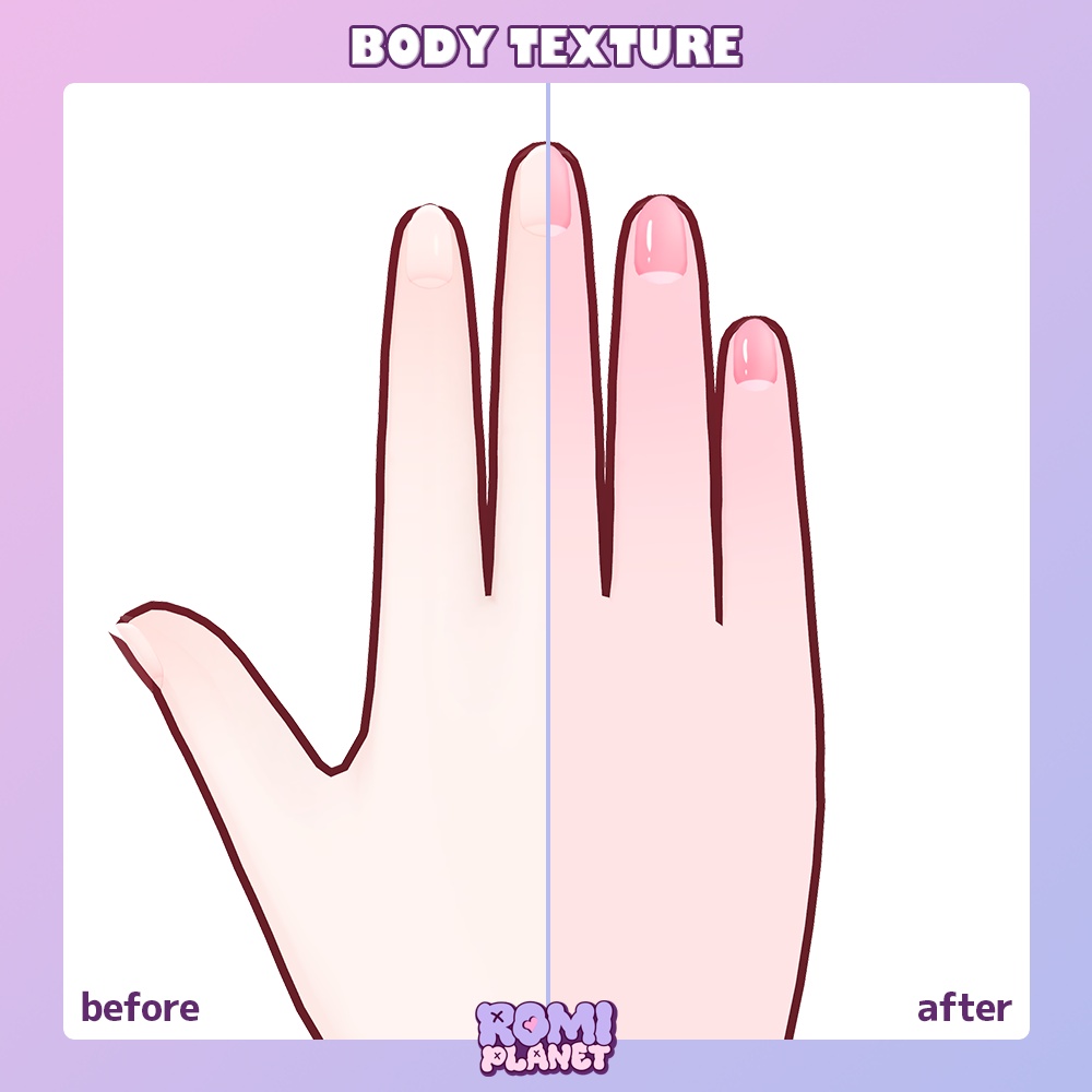【ぽわり専用】ぽわっと血色🌸メイク&ボディテクスチャ - Powari Make&Body Texture
