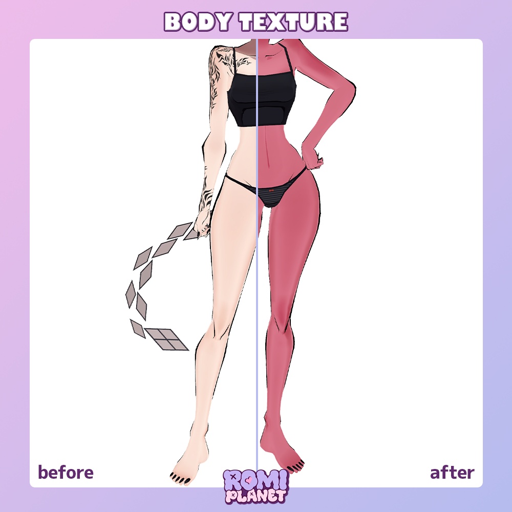 【SiuSiu専用】べにばら肌🌹メイク&ボディテクスチャ - SiuSiu Make&Body Texture
