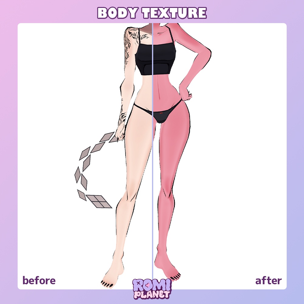 【SiuSiu専用】べにばら肌🌹メイク&ボディテクスチャ - SiuSiu Make&Body Texture