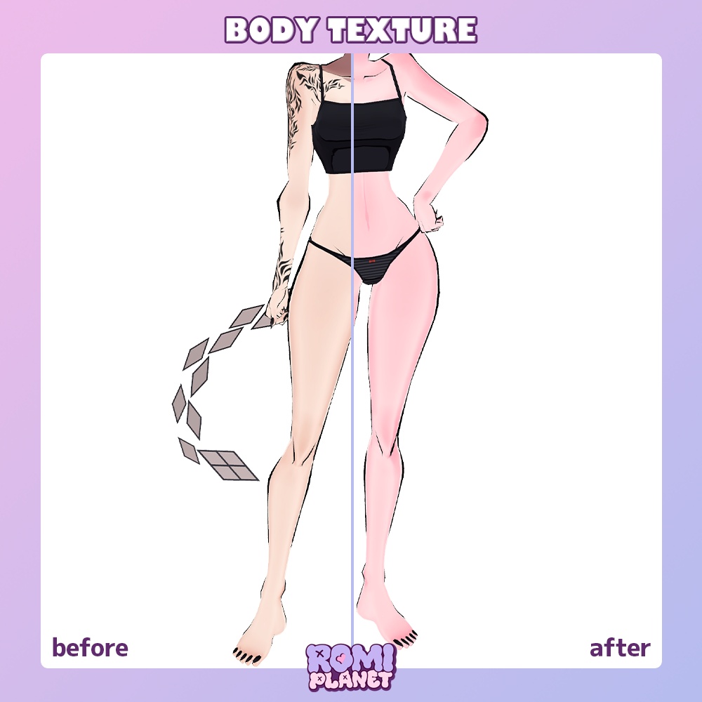 【SiuSiu専用】べにばら肌🌹メイク&ボディテクスチャ - SiuSiu Make&Body Texture
