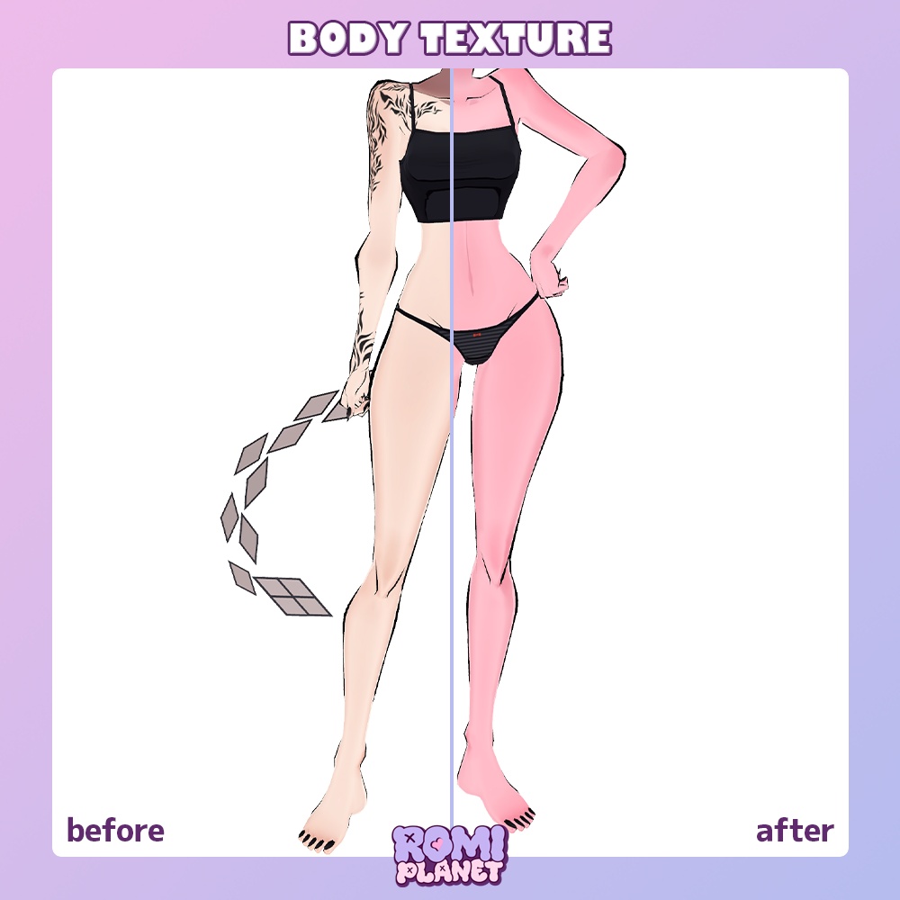 【SiuSiu専用】べにばら肌🌹メイク&ボディテクスチャ - SiuSiu Make&Body Texture