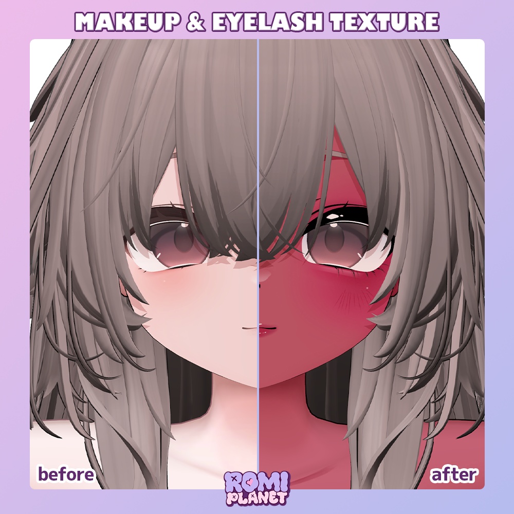 【輝夜 -kaguya- 専用】はにかみ🦊✨メイク&ボディテクスチャ - Kaguya Make&Body Texture