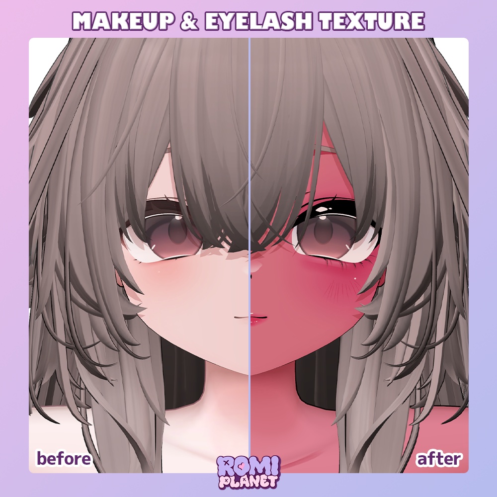 【輝夜 -kaguya- 専用】はにかみ🦊✨メイク&ボディテクスチャ - Kaguya Make&Body Texture