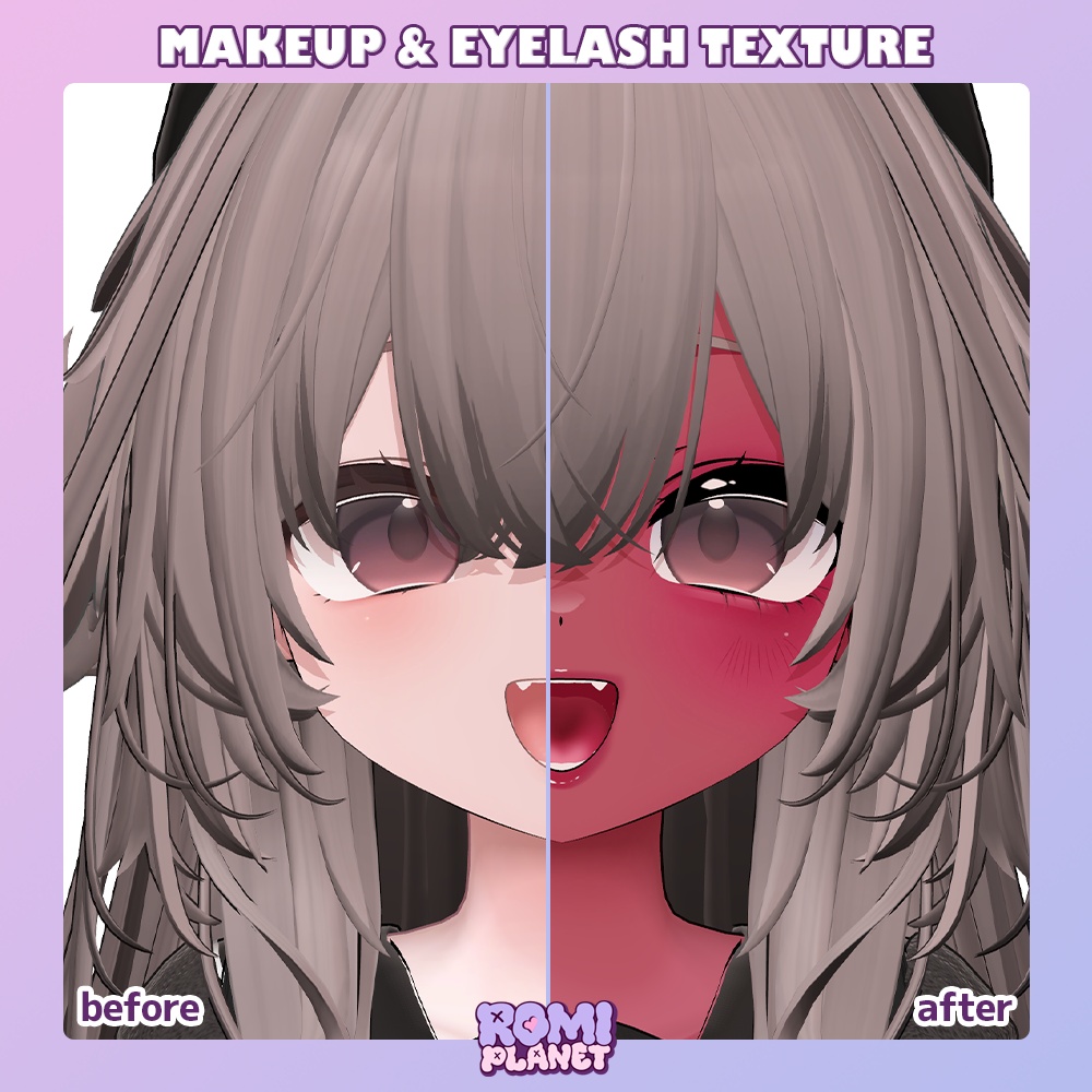 【輝夜 -kaguya- 専用】はにかみ🦊✨メイク&ボディテクスチャ - Kaguya Make&Body Texture