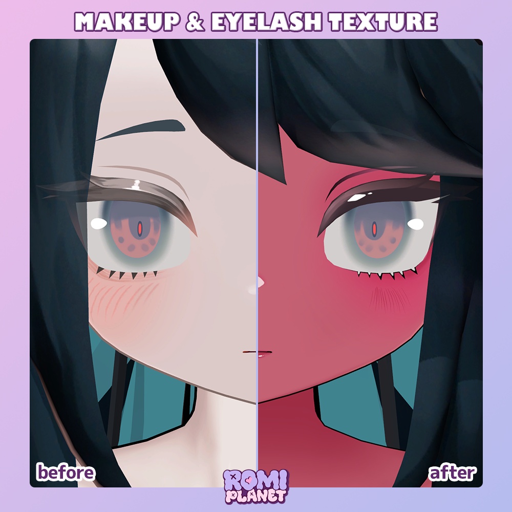 【にゃにゃし • バジリスク専用】まかいろ😈✨メイク&ボディテクスチャ - Nyanyasi • Basilisk Make&Body Texture【SiroinoSotai】
