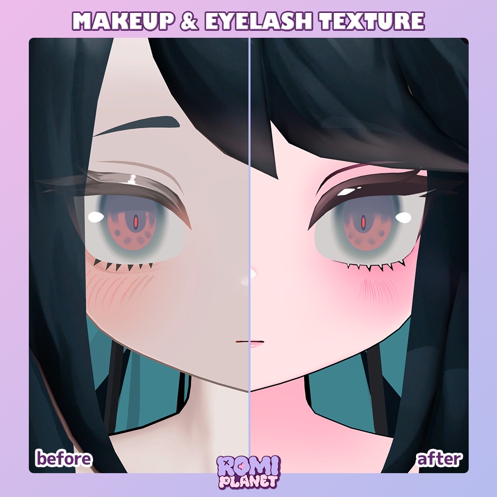 【にゃにゃし • バジリスク専用】まかいろ😈✨メイク&ボディテクスチャ - Nyanyasi • Basilisk Make&Body Texture【SiroinoSotai】