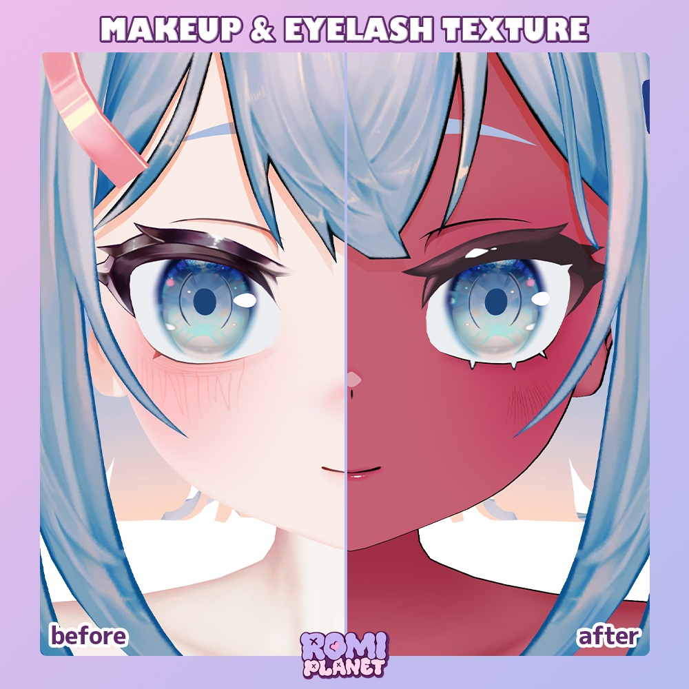 【にゃにゃし • バジリスク専用】まかいろ😈✨メイク&ボディテクスチャ - Nyanyasi • Basilisk Make&Body Texture【SiroinoSotai】
