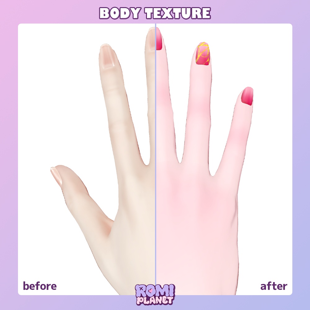 【蠱惑のミダリス専用】みだれいろ🥀ボディー&メイクテクスチャ - Midaris Body Texture