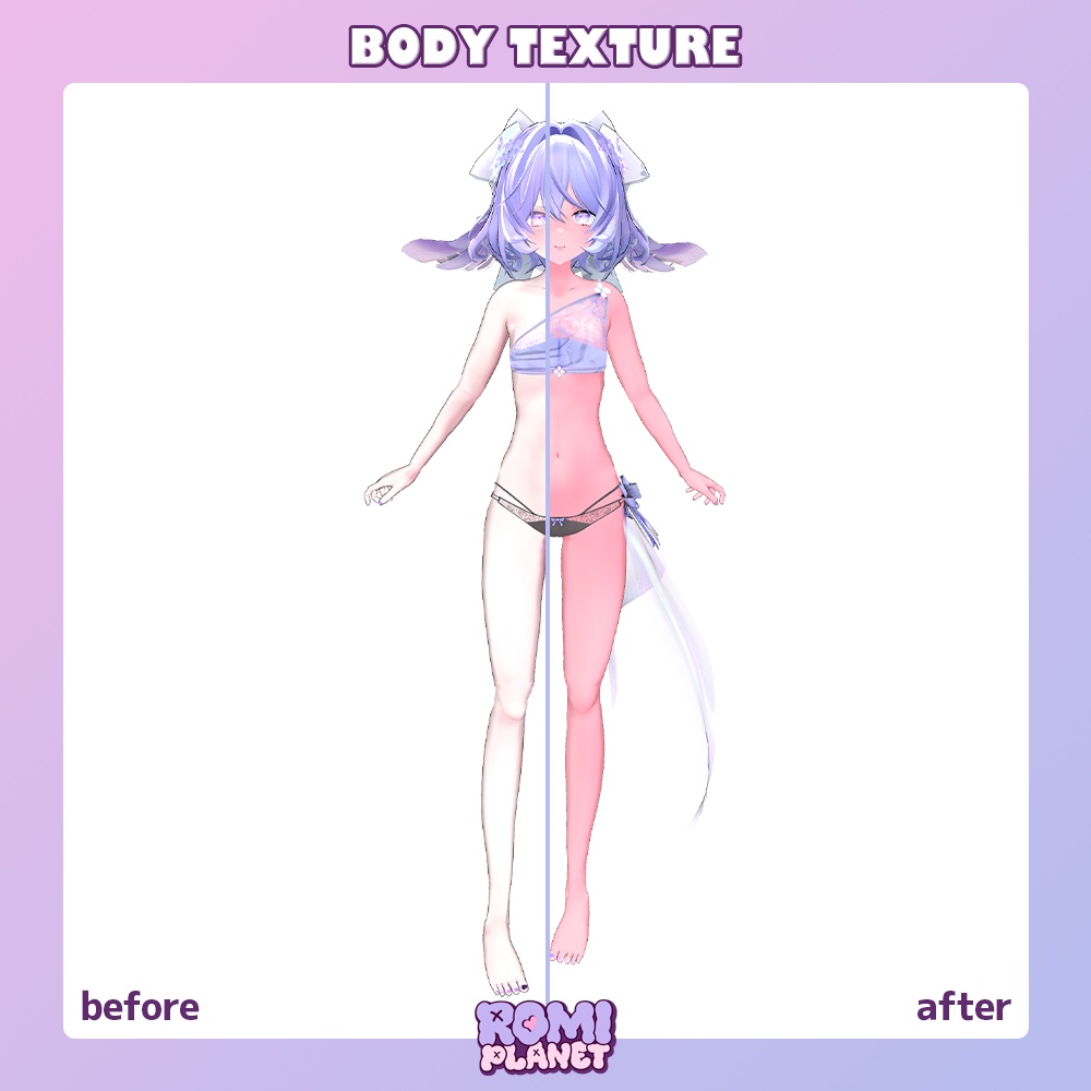 【たゆた専用】ゆらめき🫧ボディー&メイクテクスチャ - Tayuta Body Texture