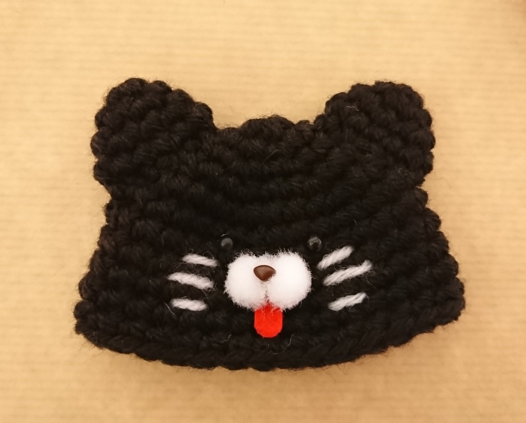 ブサ猫のニット帽