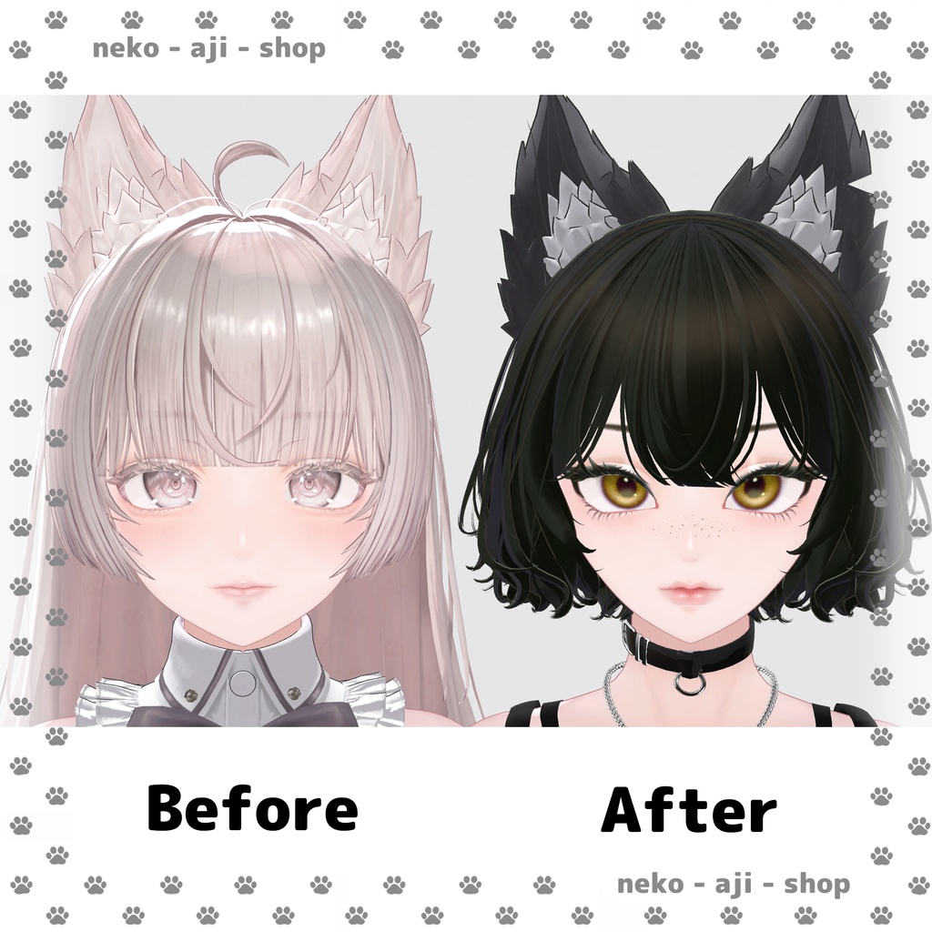 【LUMINA/ルミナ対応】Eyes texture + Makeup texture + Face Blendshape🩶002