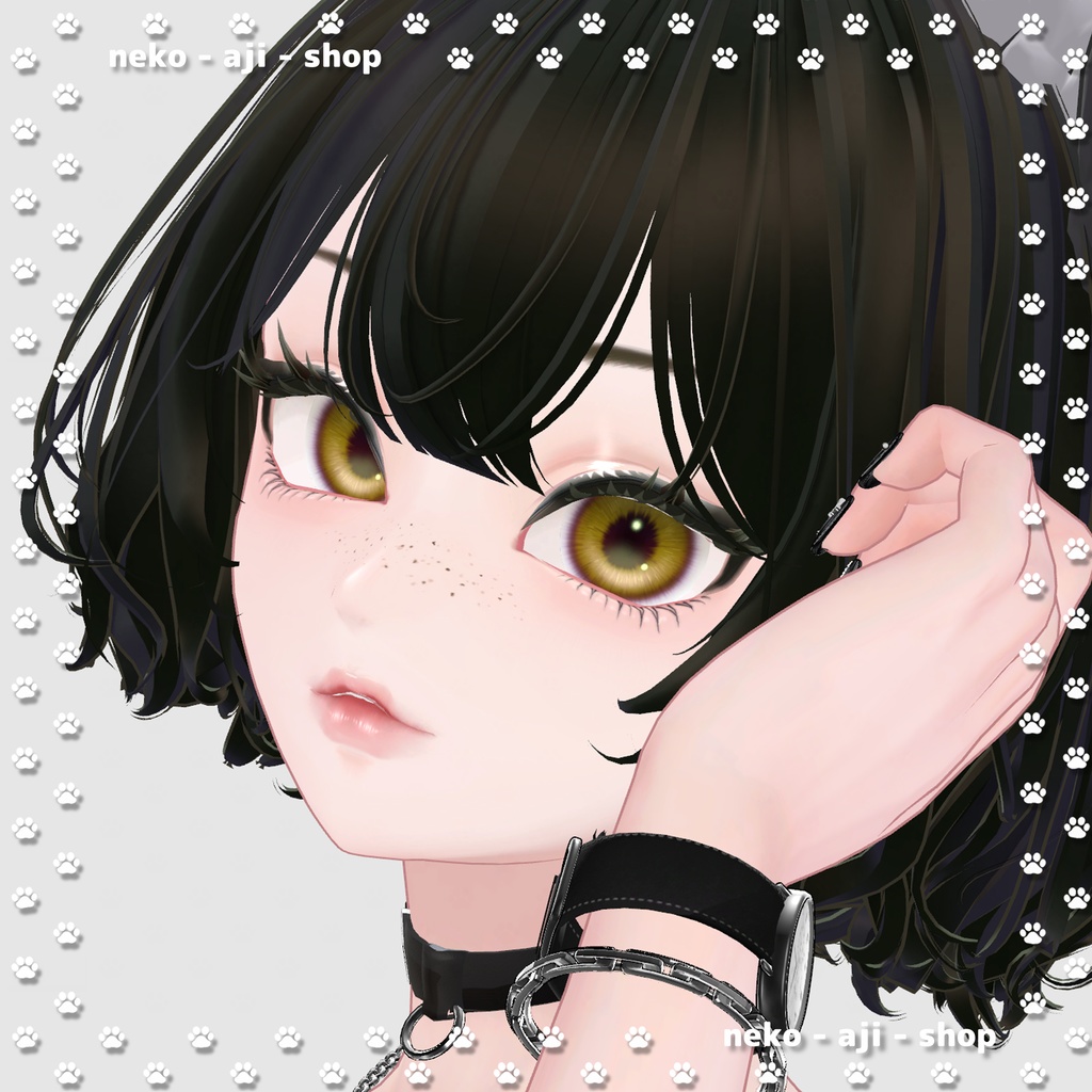 ♡無料/FREE♡フェイクそばかす_Fake freckles_汎用テクスチャ