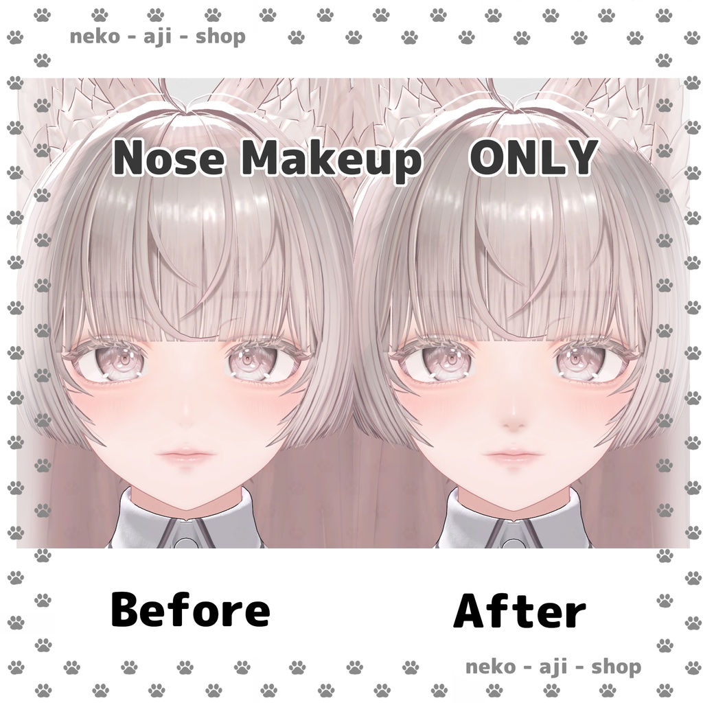 【LUMINA/ルミナ対応】Eyes texture + Makeup texture + Face Blendshape🩶003