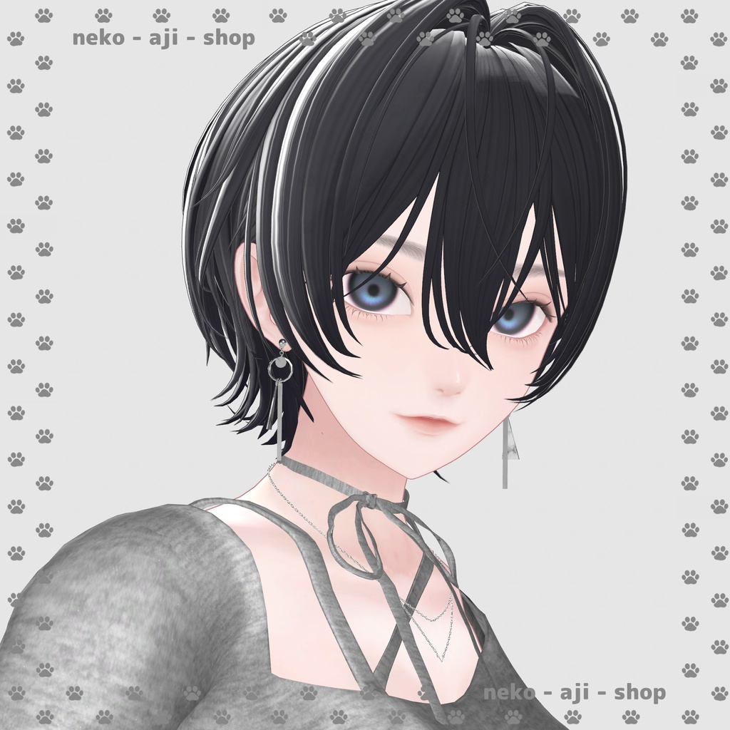 【LUMINA/ルミナ対応】Eyes texture + Makeup texture + Face Blendshape🩶003