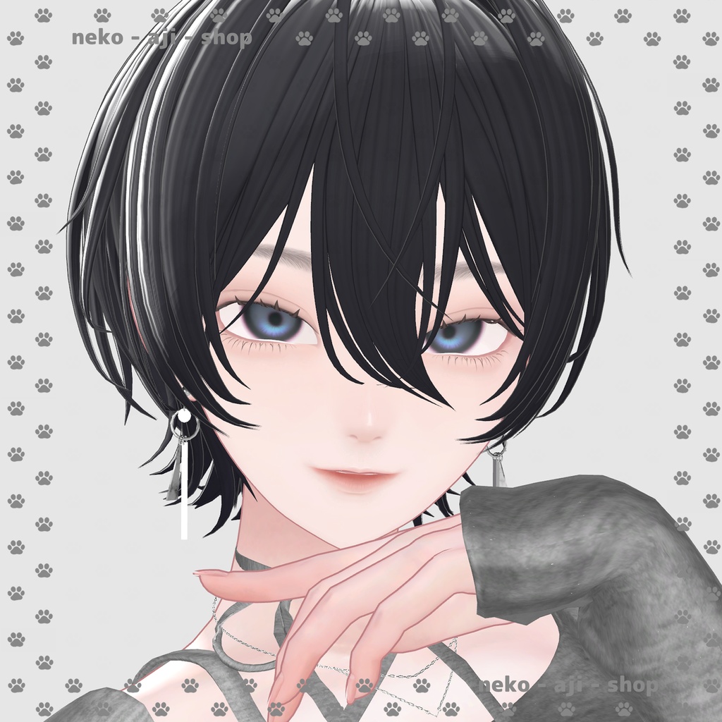 【LUMINA/ルミナ対応】Eyes texture + Makeup texture + Face Blendshape🩶003