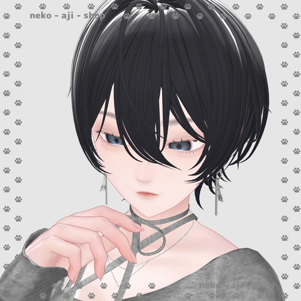 【LUMINA/ルミナ対応】Eyes texture + Makeup texture + Face Blendshape🩶003