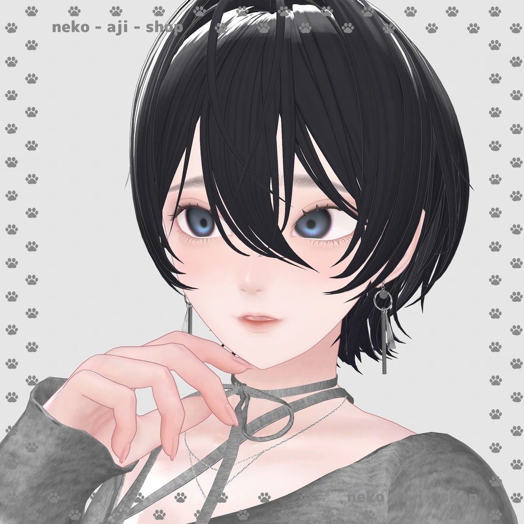 【LUMINA/ルミナ対応】Eyes texture + Makeup texture + Face Blendshape🩶003