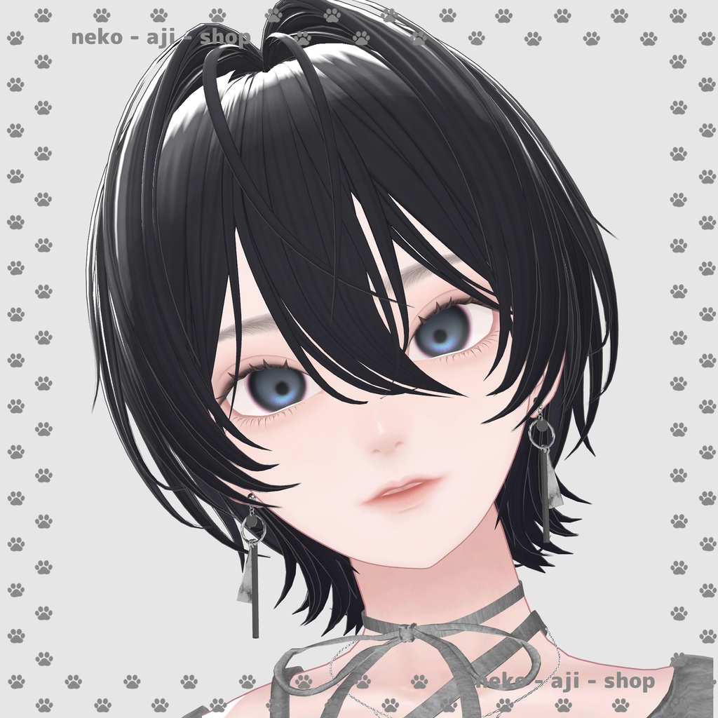 【LUMINA/ルミナ対応】Eyes texture + Makeup texture + Face Blendshape🩶003