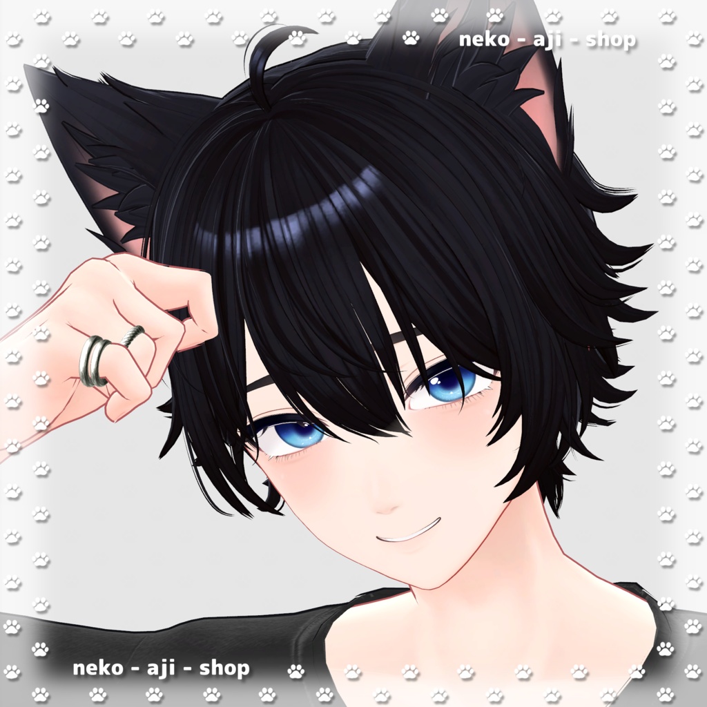 【kanata/彼方対応】Eyes texture + Makeup texture + Face Blendshape🟦001