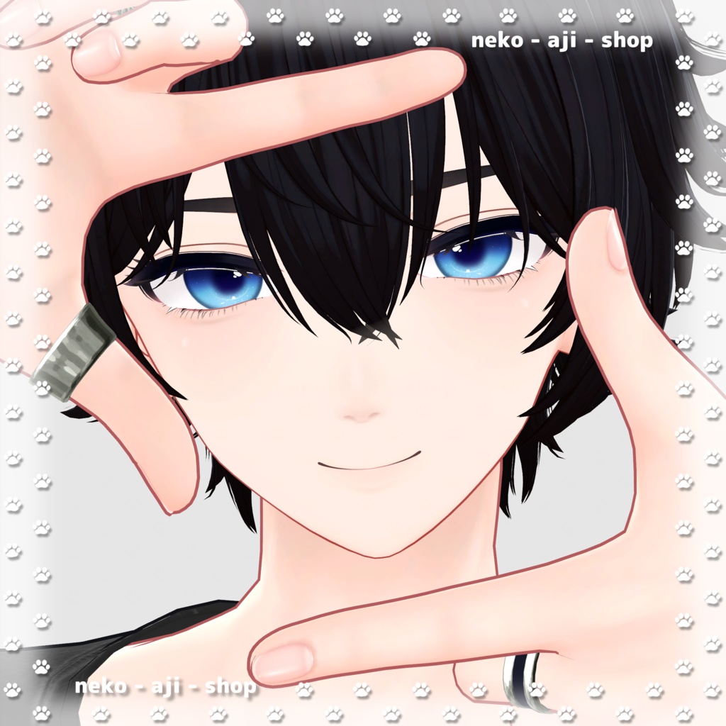 【kanata/彼方対応】Eyes texture + Makeup texture + Face Blendshape🟦001