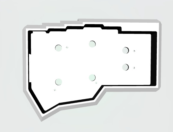 corne keyboard case hexacorne