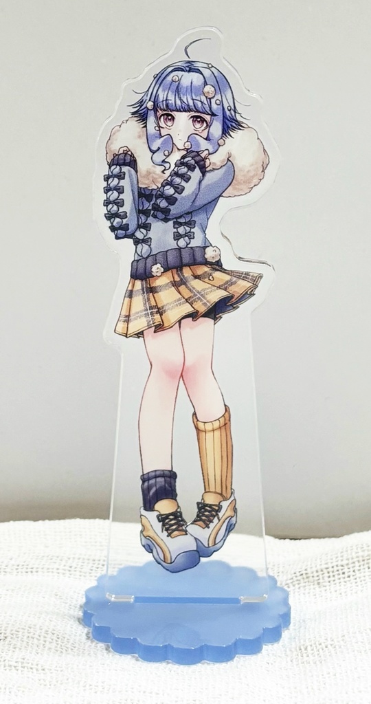 創作JKアクスタ (柚木もぎり、夕神わるふ)