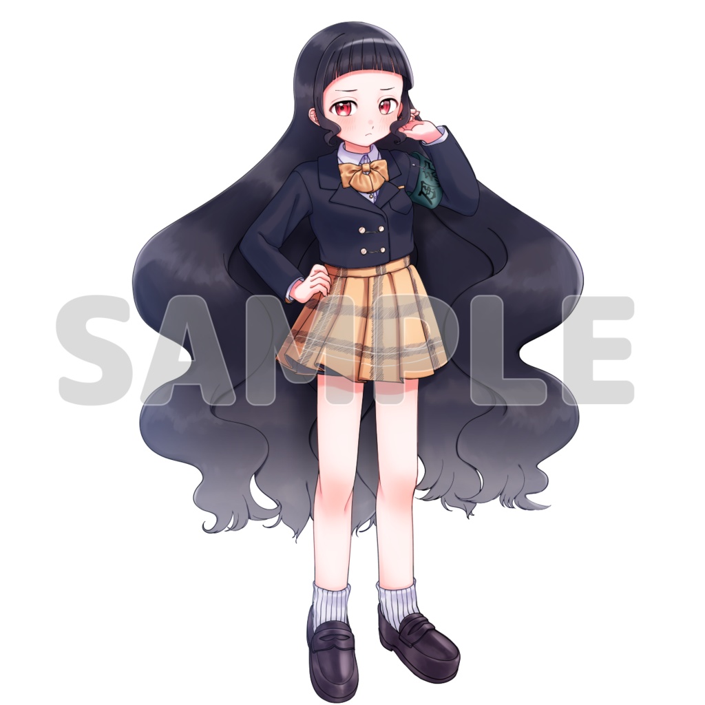 創作JKアクスタ (柚木もぎり、夕神わるふ)