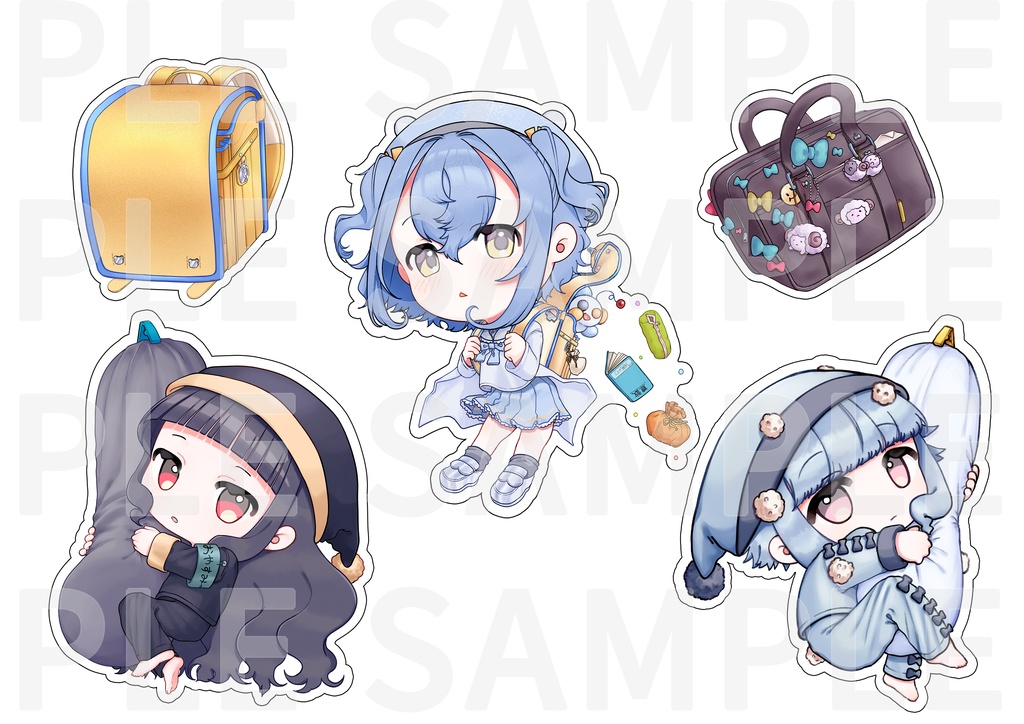 花衣やぐocステッカーセット