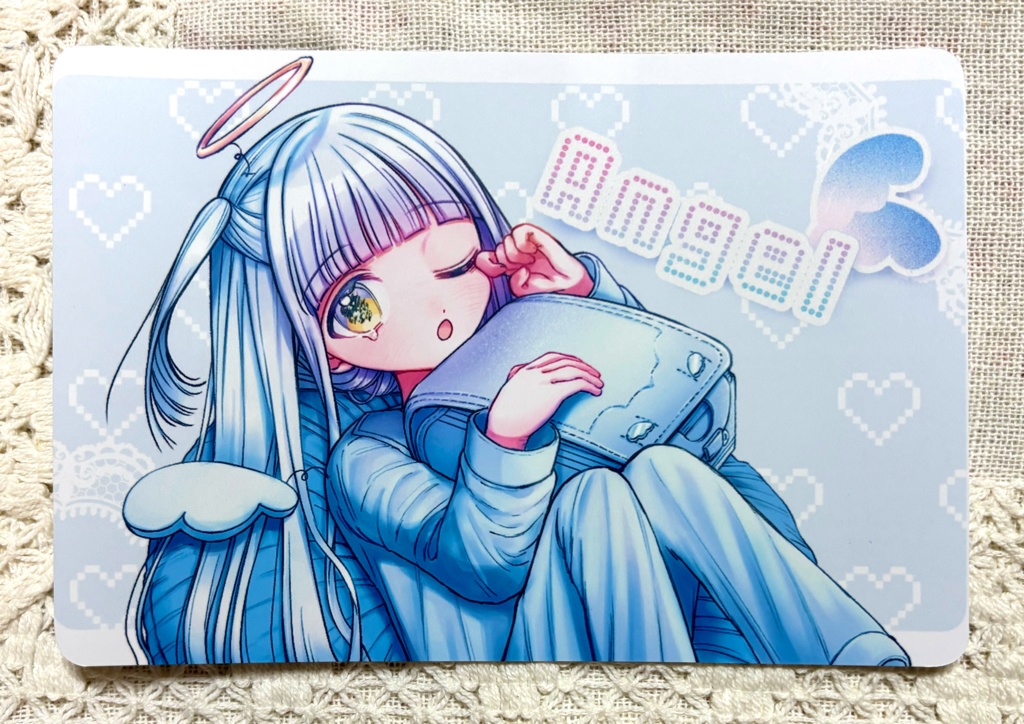 ランドセルパジャマ天使ちゃんポストカード