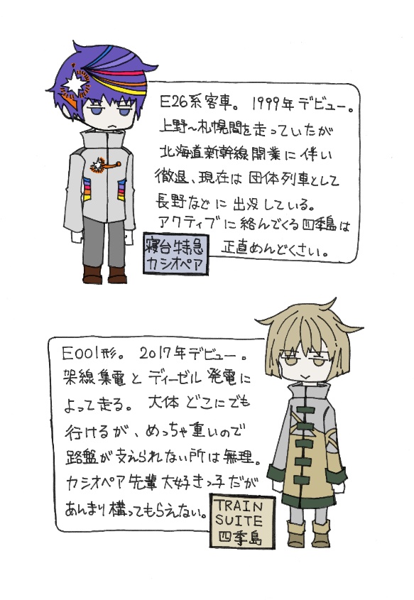 四季島は先を行く