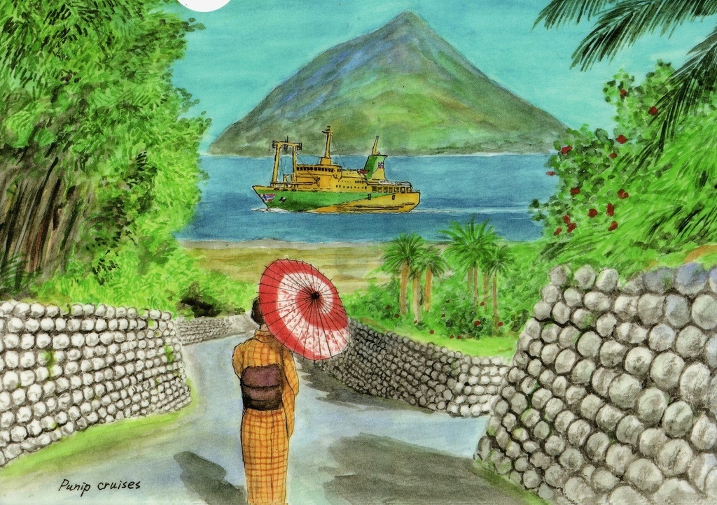 【新作】東京の島々と船のクリアファイル(3枚セット)