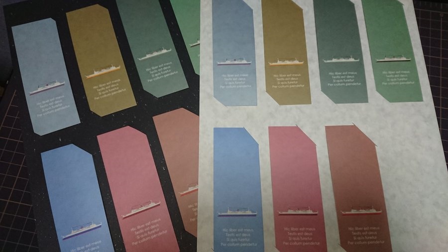 青函連絡船の栞・7隻セット